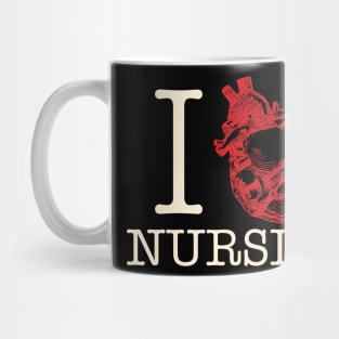 I Heart Nursing Mug